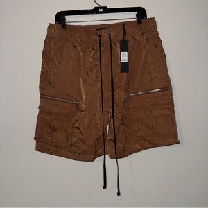 Brown Cargo Shorts for Men